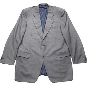 Canali for Bloomingdale's Gray Birdseye Super 120's Wool Blazer‎ Sport Coat 44L